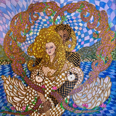 Wisteria Dreams Painting
